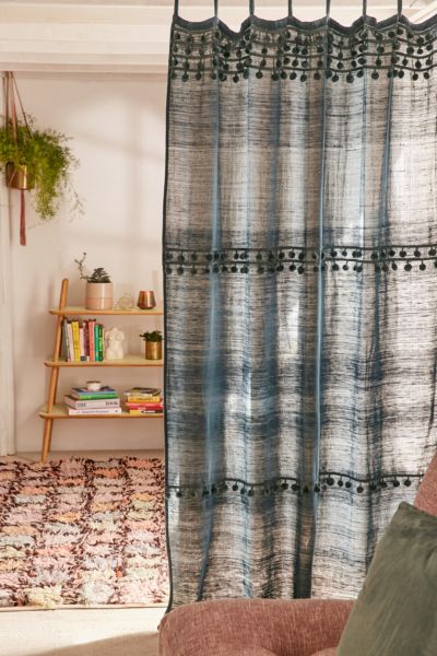 Blue Window Curtains Window Panels Urban Outfitters Canada