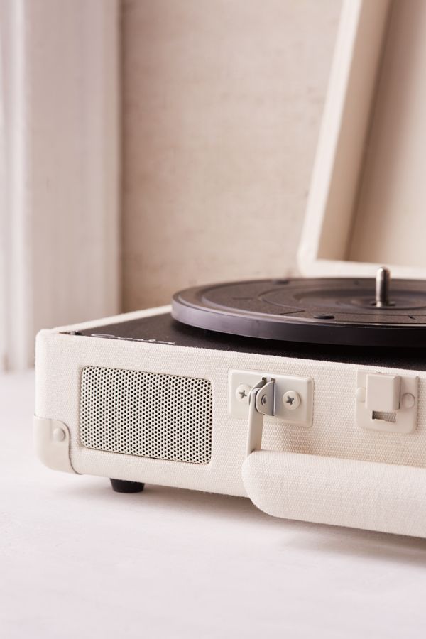 Crosley UO Exclusive Cream Canvas Cruiser Bluetooth Record Player