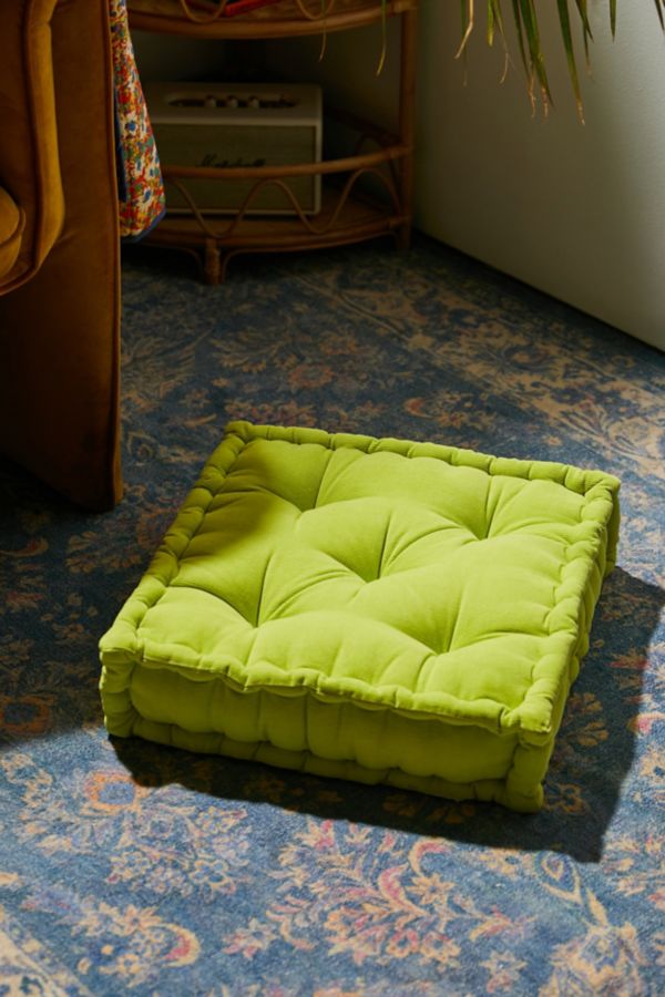 Slide View: 1: Washed Corduroy Floor Pillow