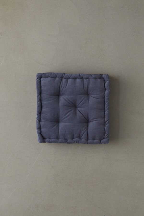 Slide View: 2: Washed Corduroy Floor Pillow