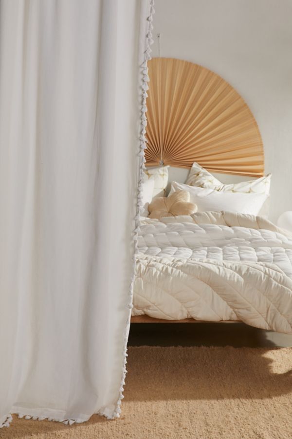 Palma Fringe Light Blocking Window Curtain Urban Outfitters