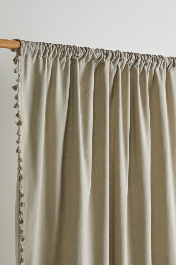 Slide View: 3: Palma Fringe Light Blocking Window Curtain