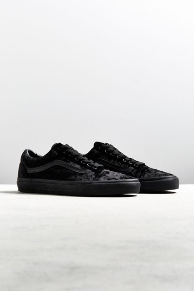 black velvet vans shoes