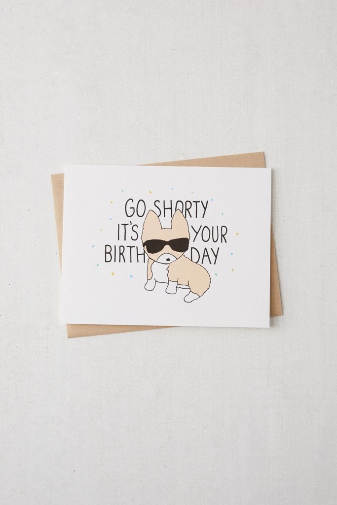 tiffbits go corgi birthday card urban outfitters canada