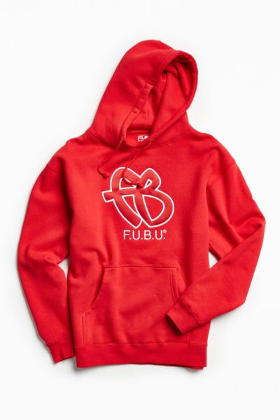 red fubu hoodie