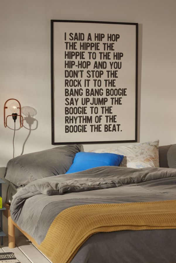 Honeymoon Hotel Rapper S Delight Art Print Urban Outfitters