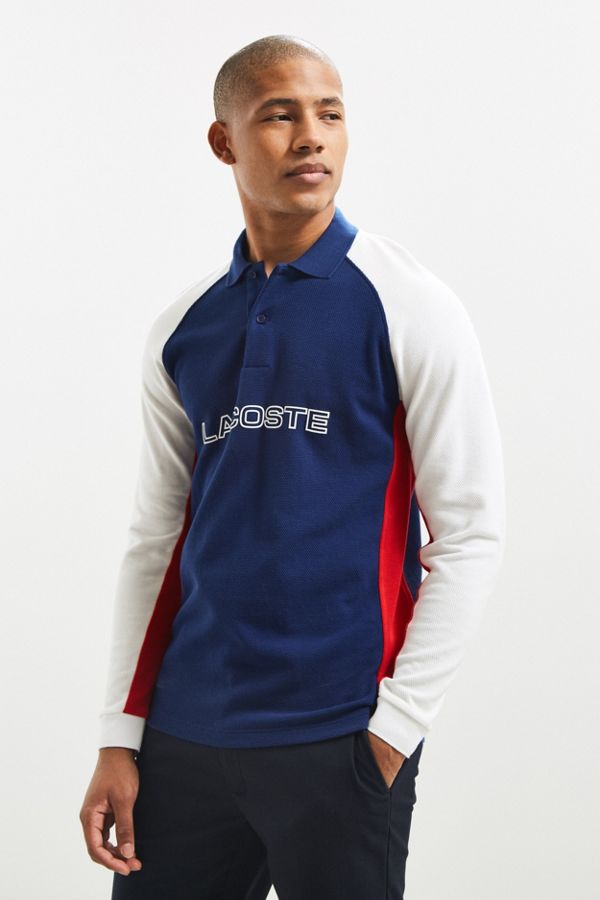 Lacoste Colorblocked Rugby Shirt Urban Outfitters