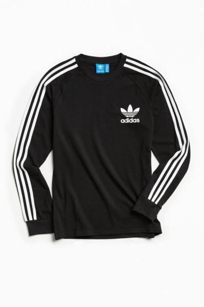 adidas three stripe shirt long sleeve