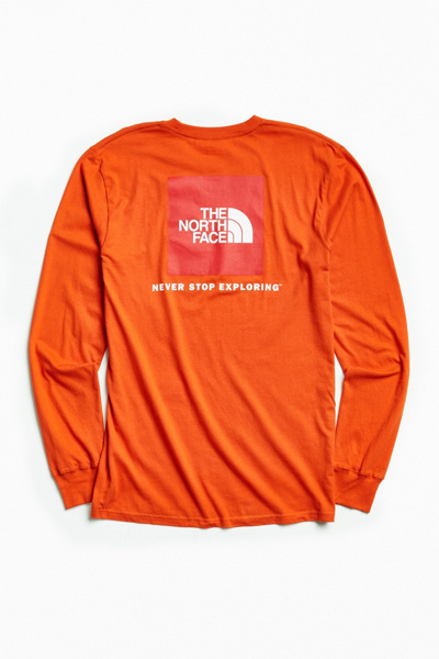 the north face redbox long sleeve tee
