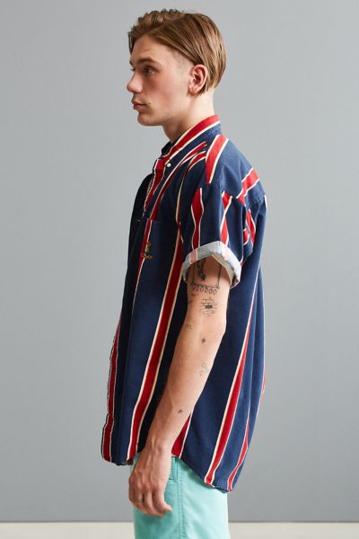 vintage striped button down shirt