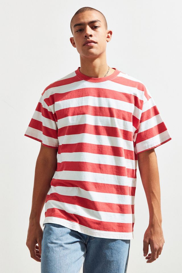 UO Dillon Stripe Ringer Tee | Urban Outfitters