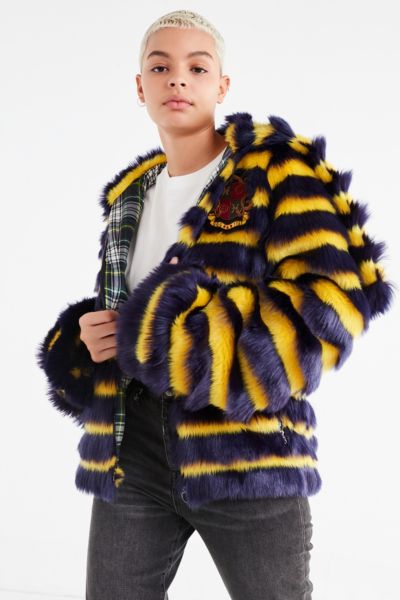 fenty x puma oversized faux fur coat