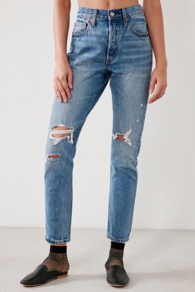 levi's 501 skinny in old hangouts