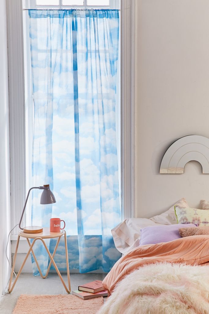 Clouds Window Curtain Urban Outfitters