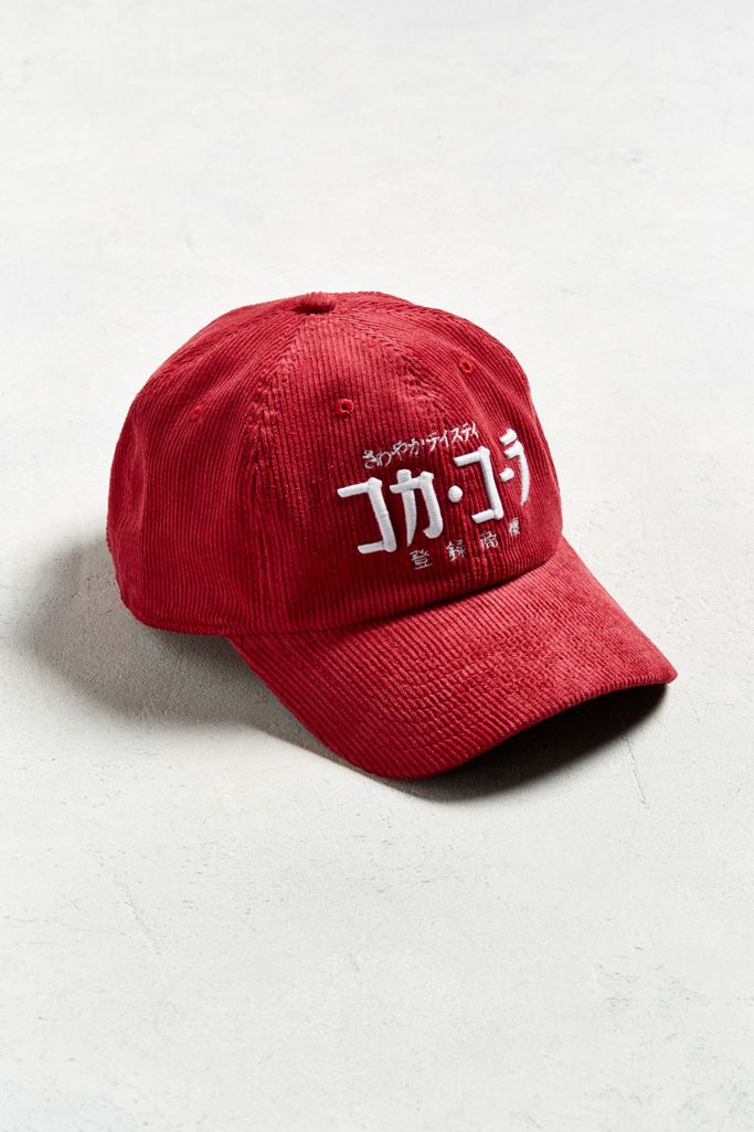 Coca Cola Japanese Corduroy Hat Urban Outfitters