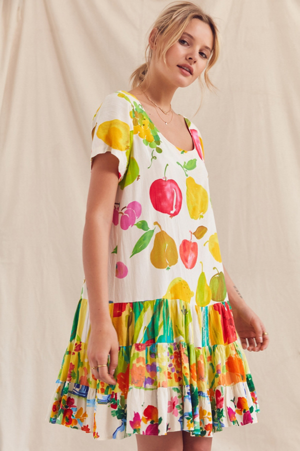 Vintage Jams World '90s Fruit Mini Dress Urban Outfitters