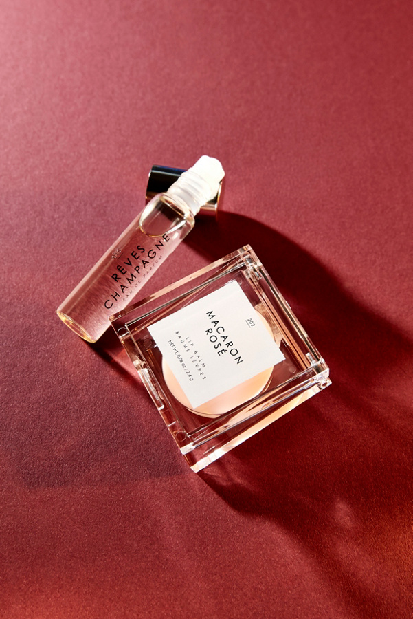 Gourmand Petit Bisous Lip Balm/Perfume Rollerball Duo Urban Outfitters