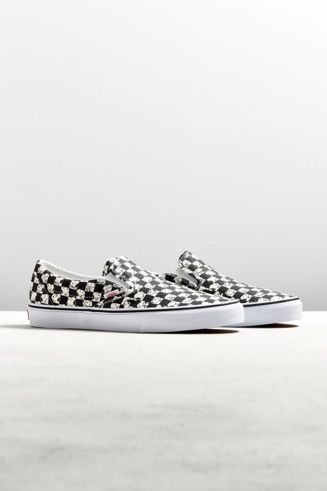 vans snoopy checkerboard