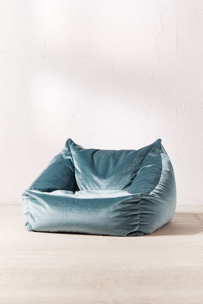 Cooper Velvet Lounge Chair Urban Outfitters