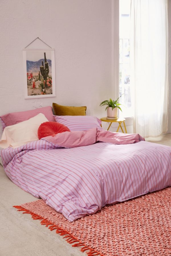 Reversible Stripe Duvet Cover Urban Outfitters Canada