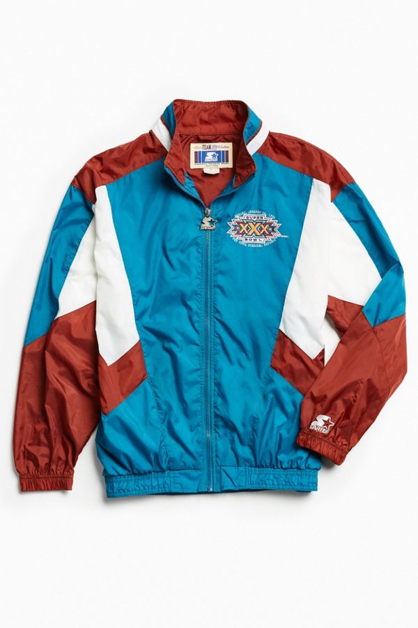 Vintage Starter Super Bowl Windbreaker Jacket Urban Outfitters