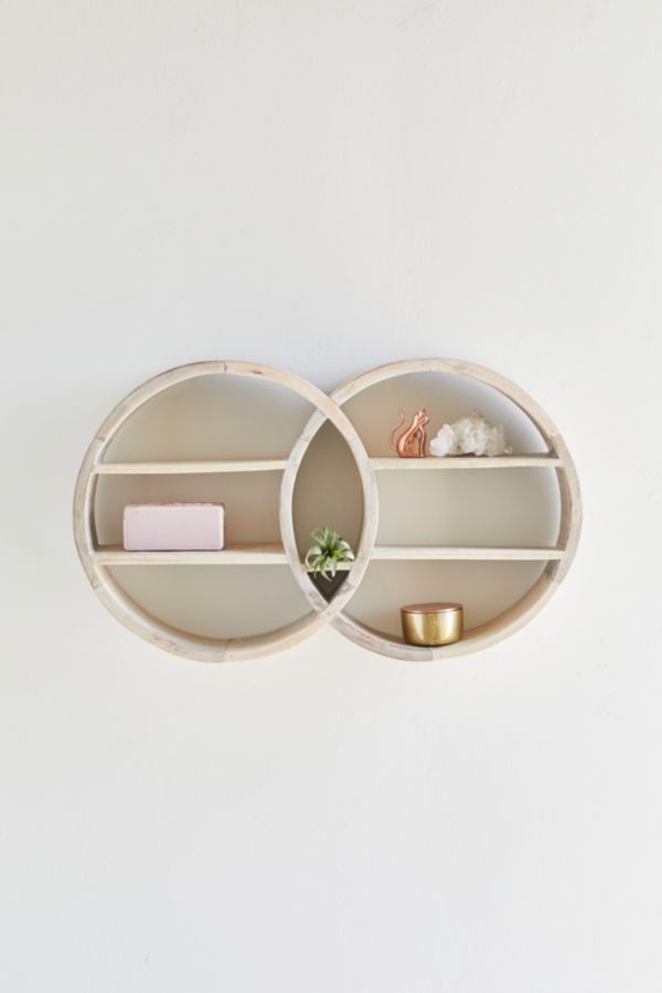 Dahlila Double Round Boho Wall Shelf Urban Outfitters