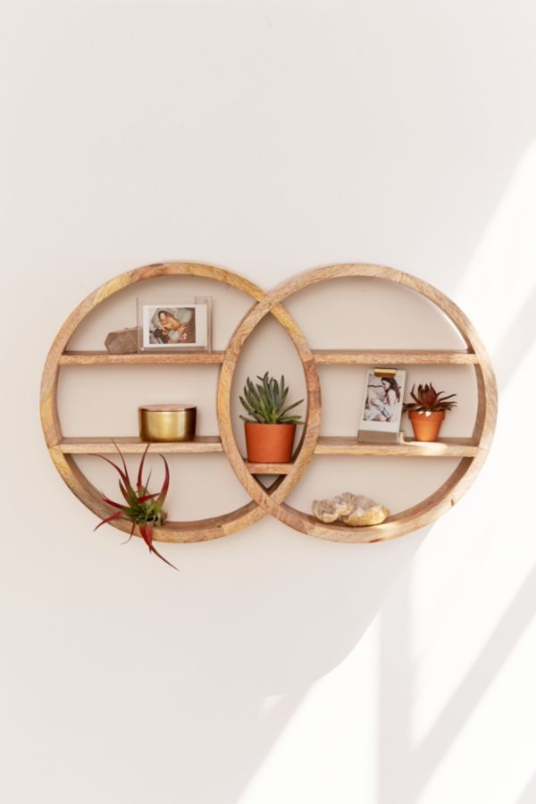 Dahlila Double Round Wall Shelf | Urban Outfitters