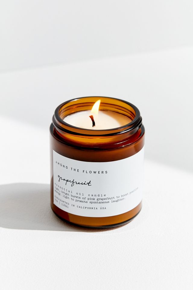 Among The Flowers Essential Oil Candle | Urban Outfitters Canada