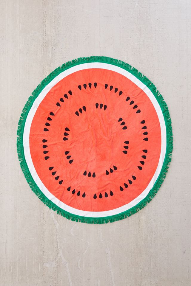 ban.do Round Watermelon Beach Towel Urban Outfitters