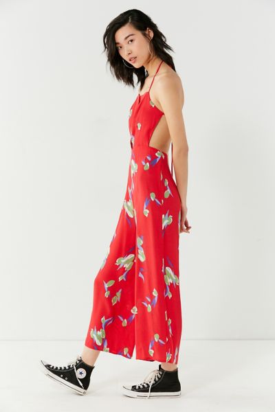 urban outfitters red jumpsuit