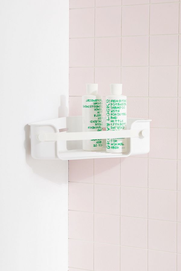 Flex GelLock Corner Storage Shower Shelf Urban Outfitters