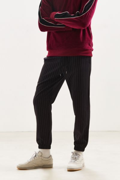 pinstripe joggers men