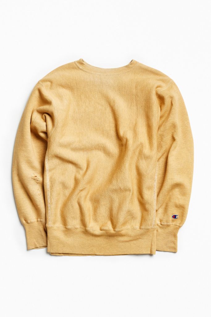 Vintage Champion Taupe Crew Neck Sweatshirt | Urban Outfitters