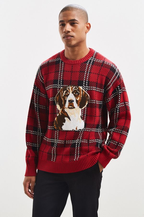 UO Tartan Crew Neck Sweater | Urban Outfitters
