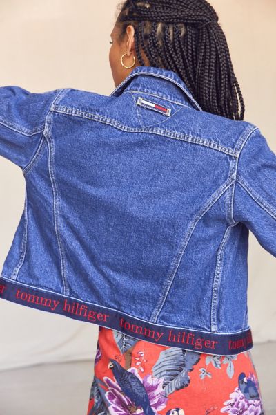 vintage tommy hilfiger denim jacket