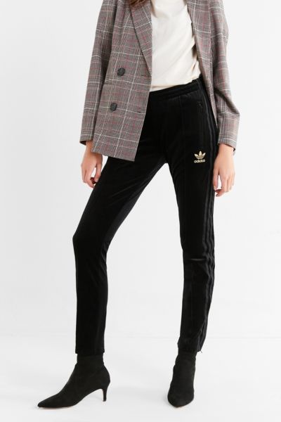 adidas originals firebird velvet track pants