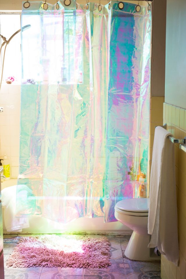 Iridescent Shower Curtain Urban Outfitters
