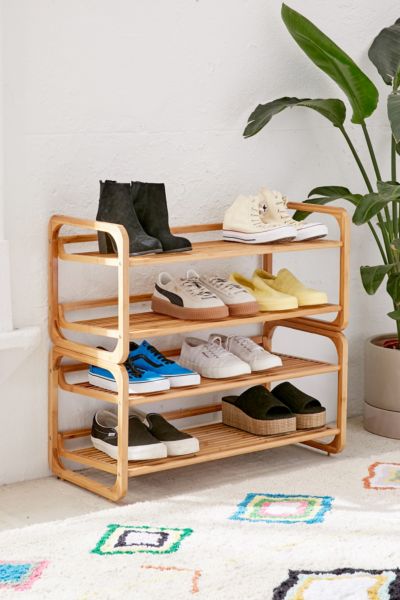 bamboo shoe rack