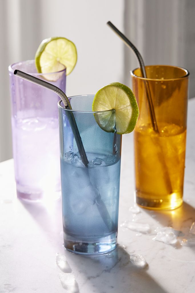 Tinted Highball Glass Set of 4 Urban Outfitters