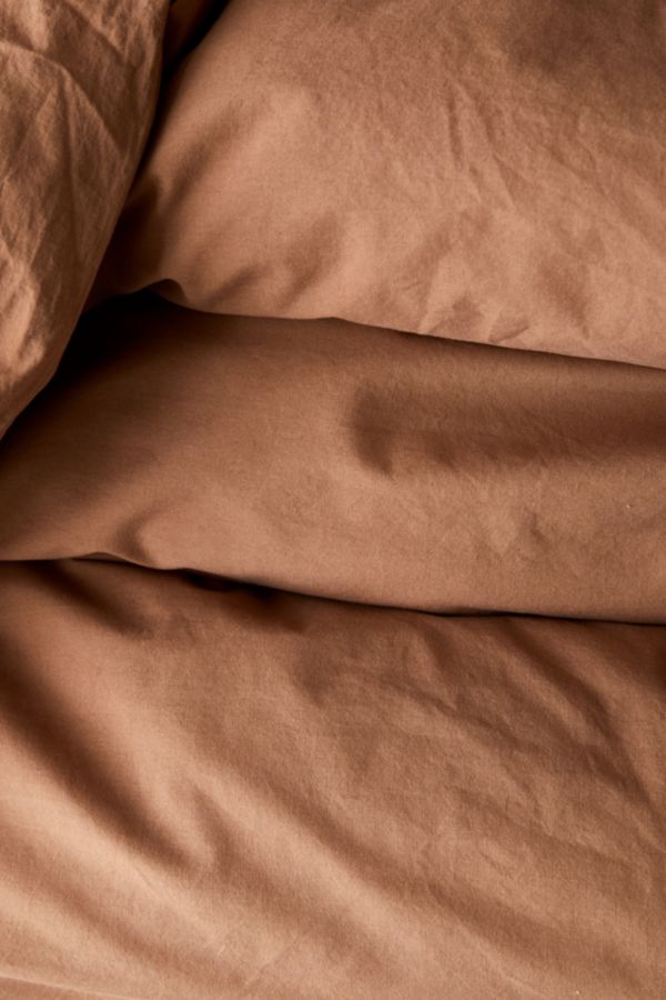 Slide View: 4: Washed Cotton Duvet Cover