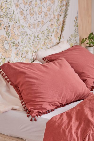 Orange Pillow Shams Pillowcases Urban Outfitters