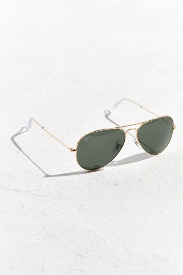 Ray Ban Gold Aviator Sunglasses Urban Outfitters 