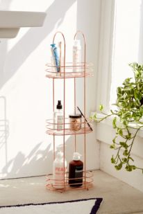 Minimal Rose Gold Shower Caddy Urban Outfitters