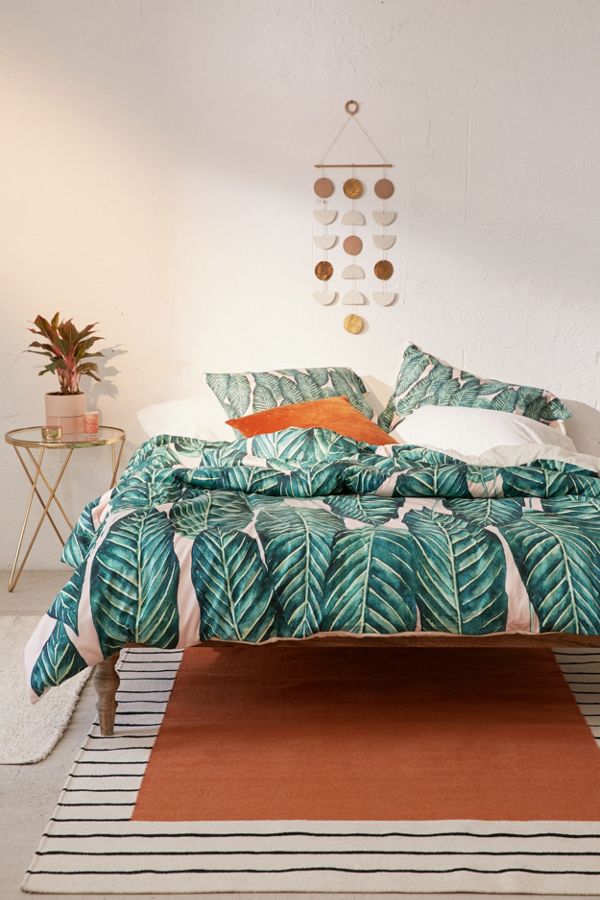 Slide View: 3: 83 Oranges For Deny Tropical Serenity Duvet Cover