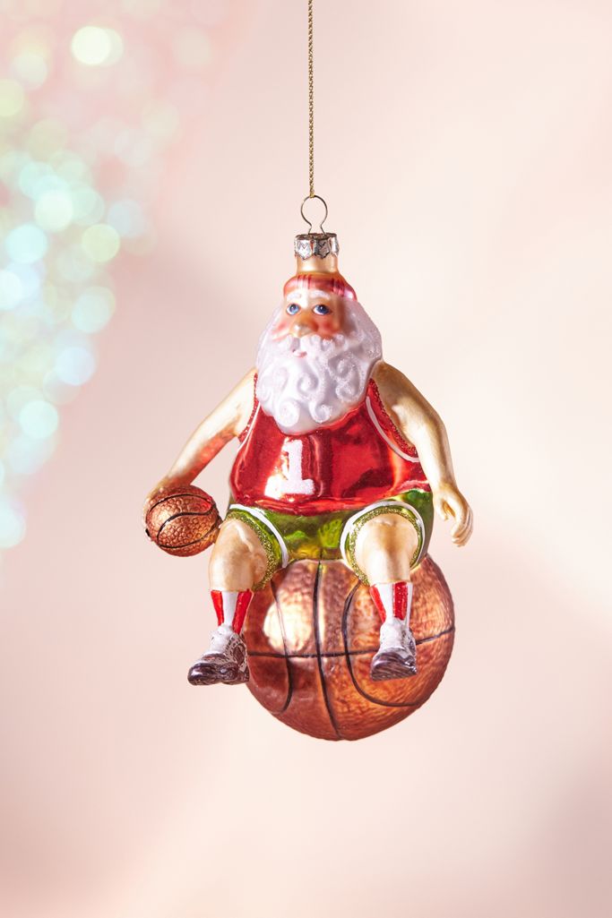 BBall Santa Christmas Ornament Urban Outfitters
