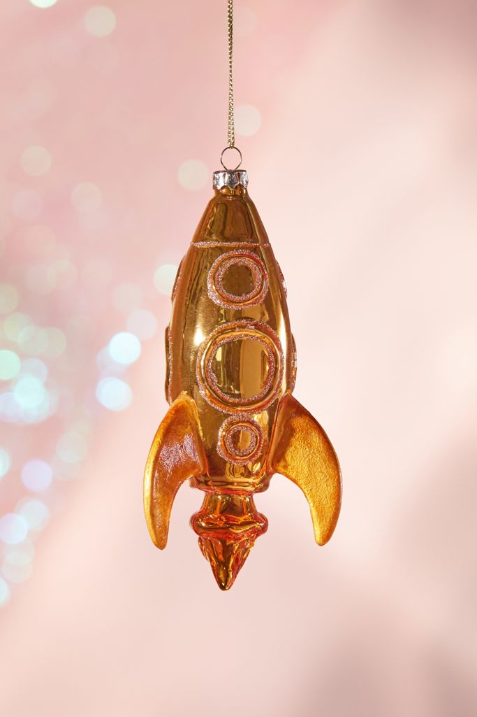 Rocket Christmas Ornament Urban Outfitters