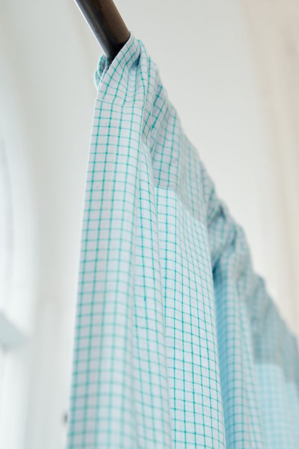 Microcheck Window Curtain Urban Outfitters