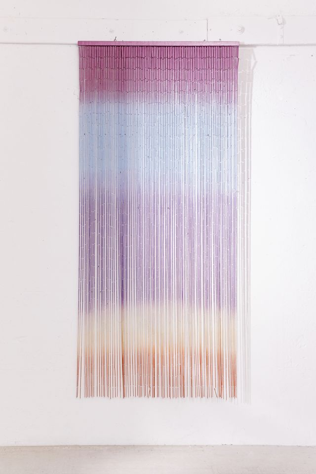 Ombre Bamboo Beaded Curtain Urban Outfitters