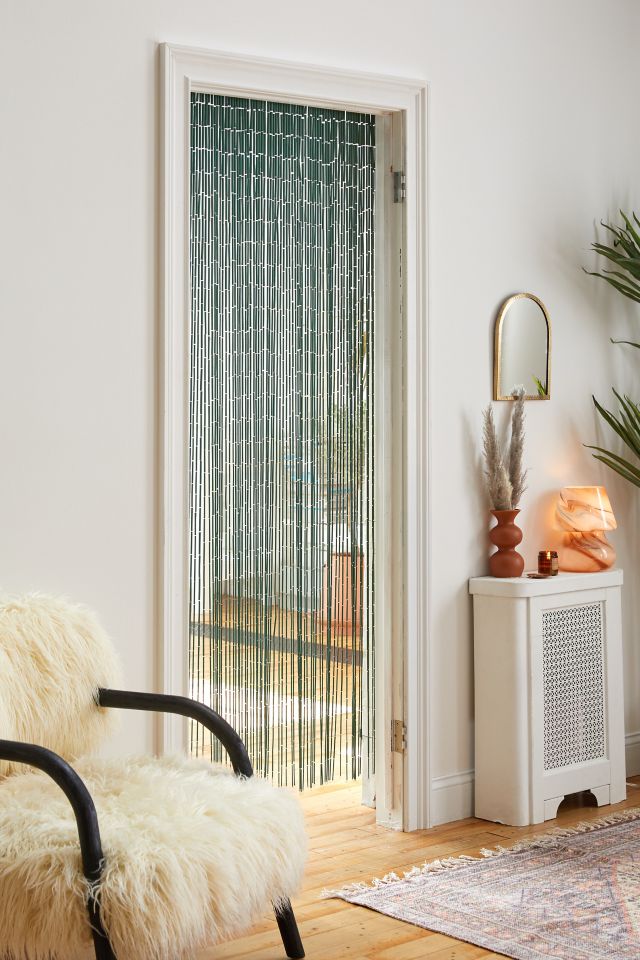 Bamboo Beaded Curtain Urban Outfitters