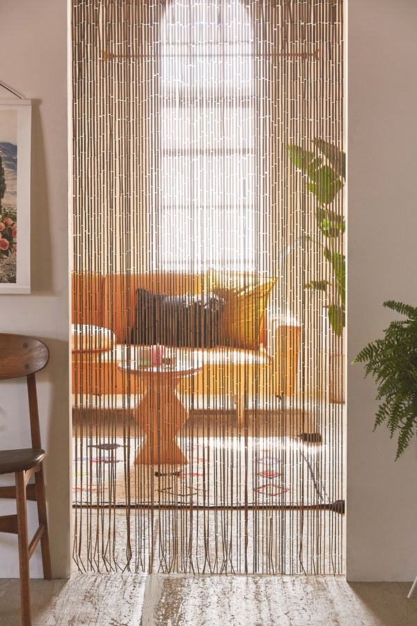 Bamboo Beaded Curtain